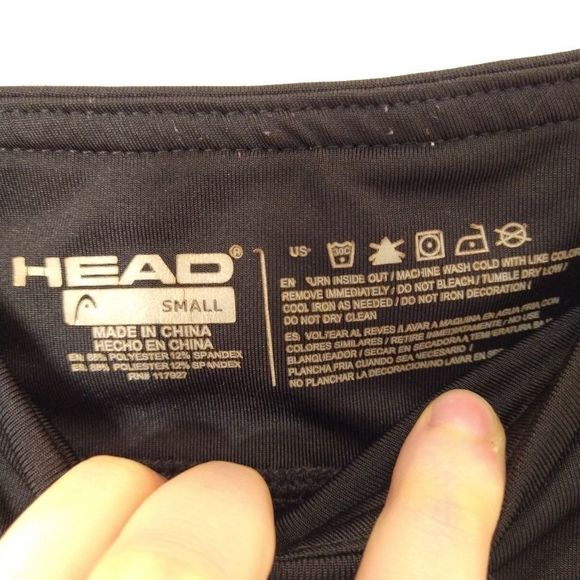 Head Woman's Workout Running Black Leggings S - Picture 5 of 5